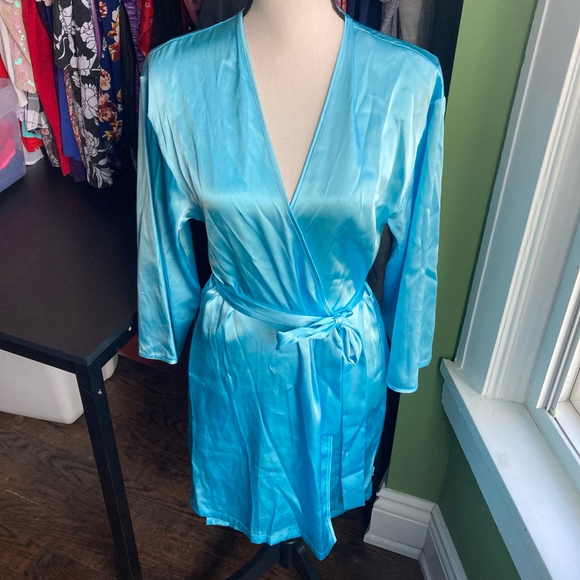 Women's La Senza Robe Size S/M Blue - Picture 2 of 8